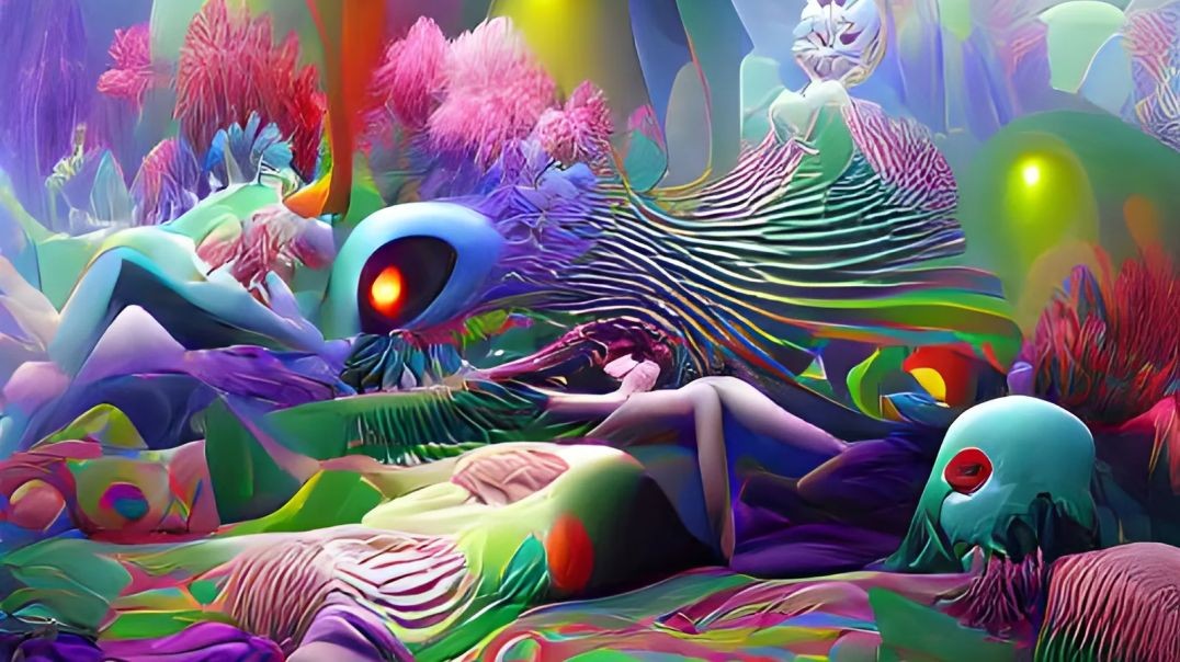 AI Generated Psychedelic Hallucinations (4K)