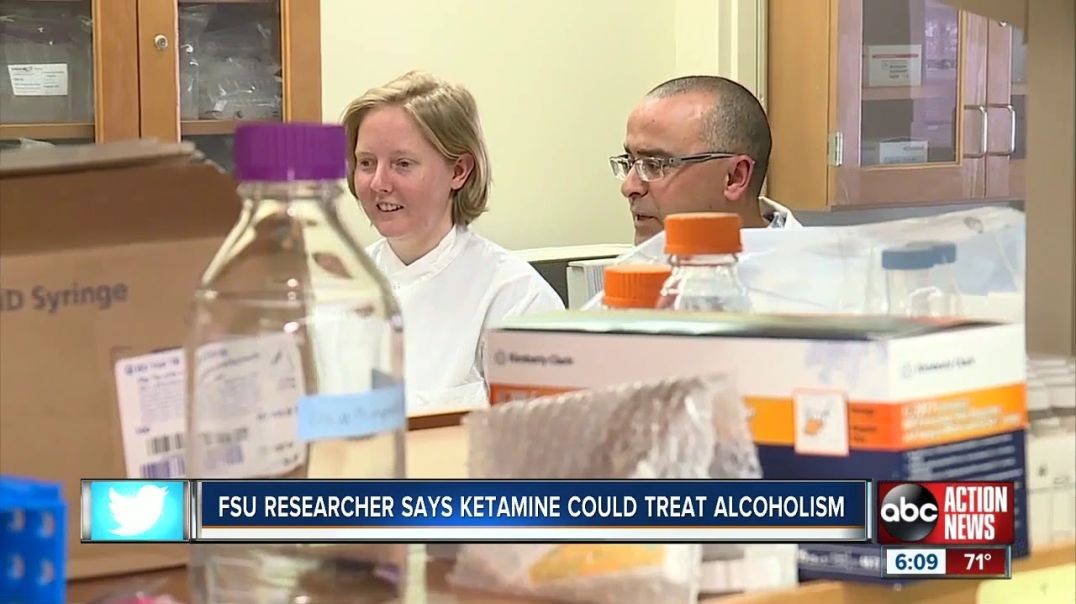 ⁣Florida State researchers suggest ketamine could curb alcoholism