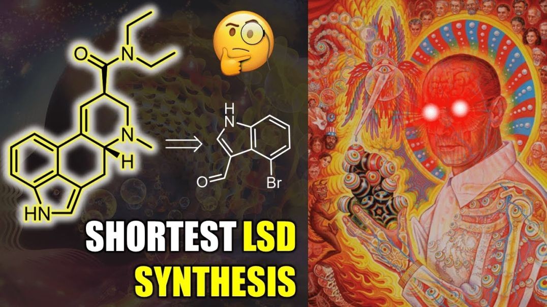 ⁣Easy LSD synthesis in 7 steps (educational) _ Lysergic acid, organic chemistry, reaction mechanisms