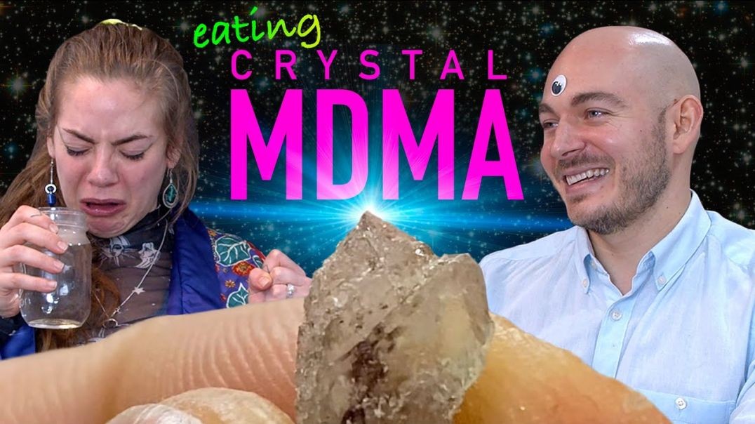 ⁣Adam & Lauren Eat MDMA Crystals For Science _ Full Come Up Phase _ Vital Education