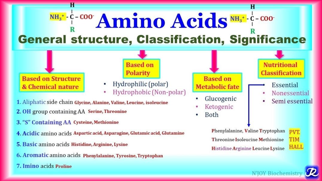 1_ Amino Acids _ General structure, Classification, Significance _ Amino acid Chemistry-1_ Biochem